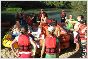 river rafting group
